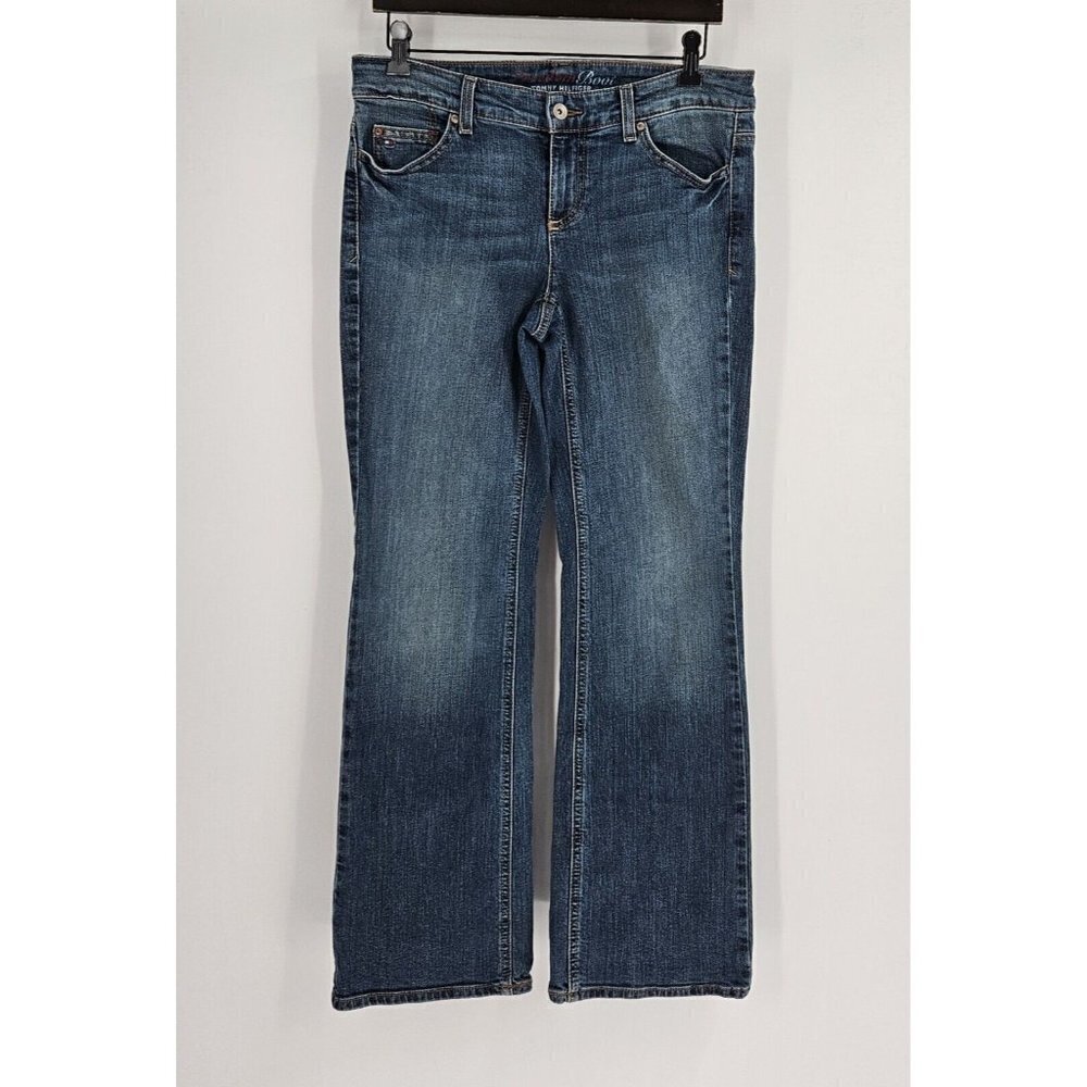 Tommy Hilfiger Jeans 8S Womens Regular Size Freedom Boot Cut Blue Denim